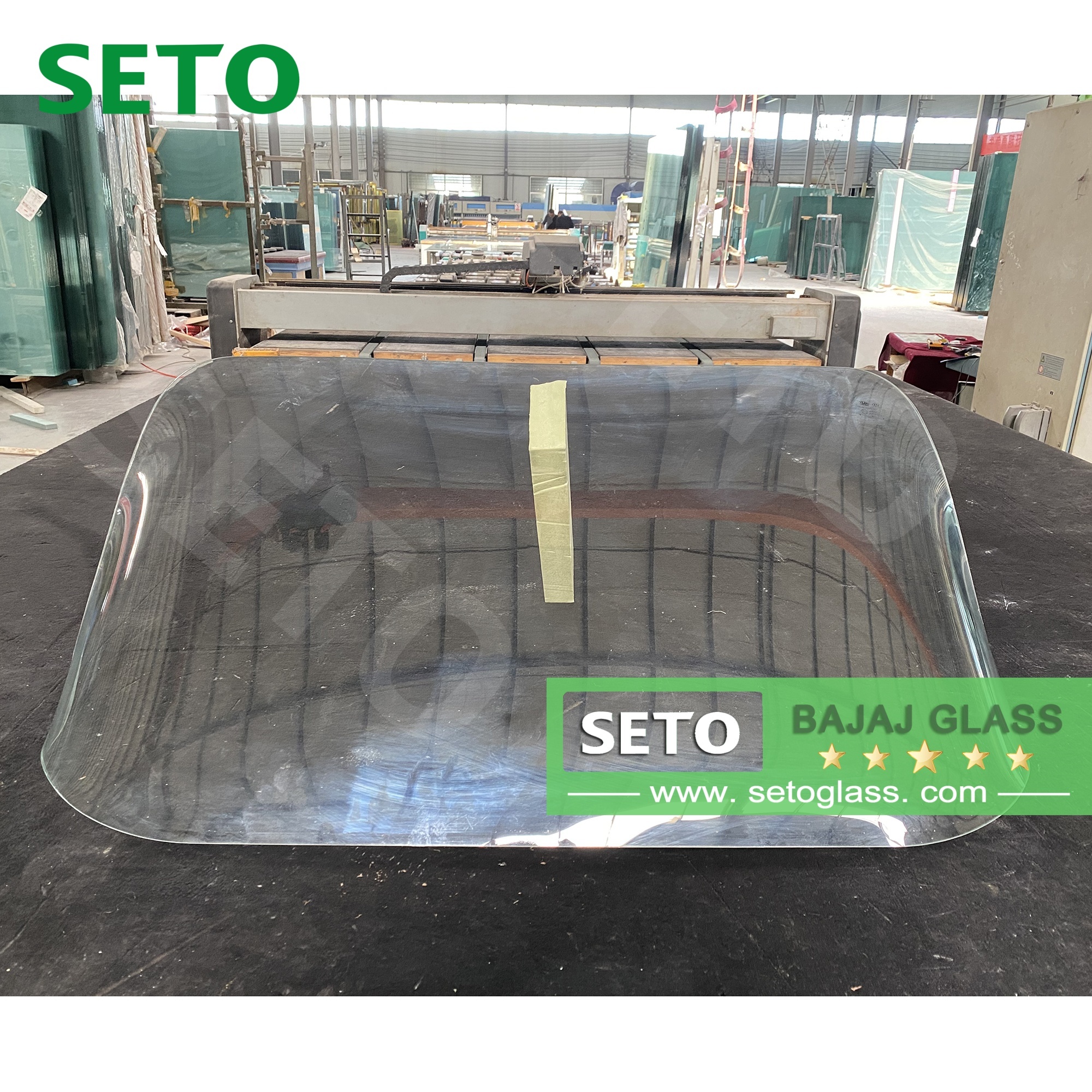 Ламинированное засоренное e ricshaw стекло Трехколесвечники Bajaj 205 запасные части Стекло стекло