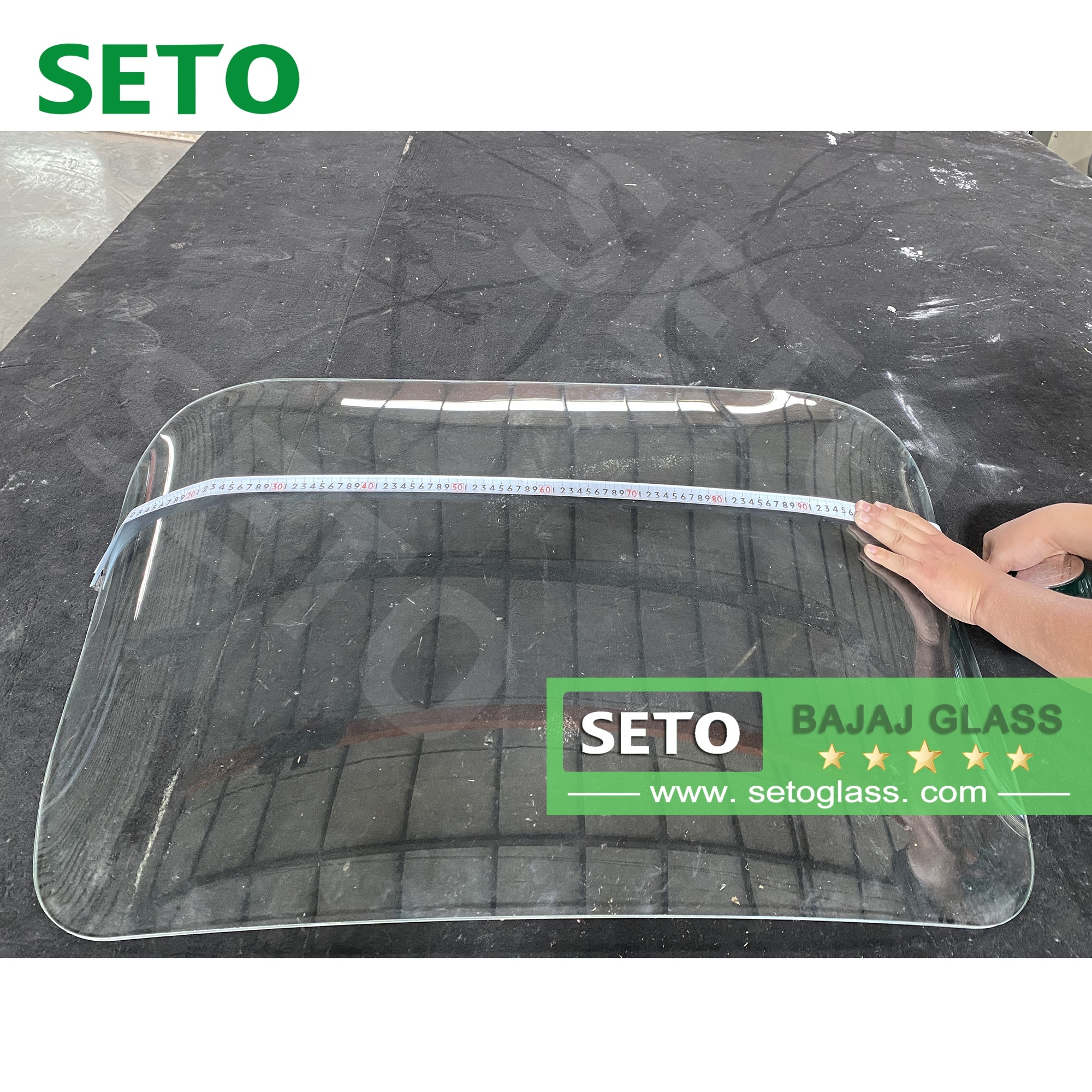 Ламинированное засоренное e ricshaw стекло Трехколесвечники Bajaj 205 запасные части Стекло стекло